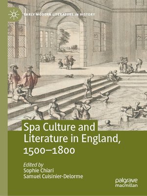 cover image of Spa Culture and Literature in England, 1500-1800
